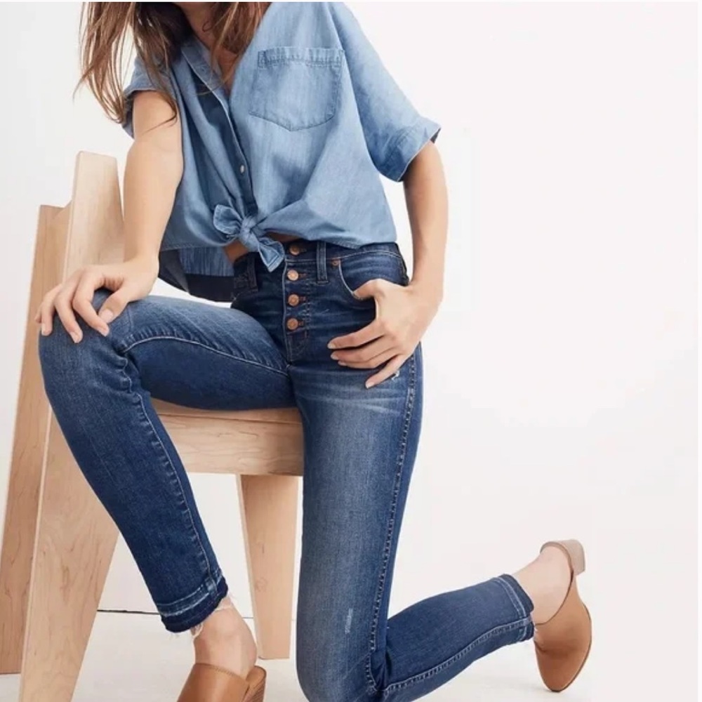 MADEWELL | 10” High-Rise Skinny Jeans 27